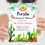 メキシカンフィエスタリハーサルディナー招待状 招待状