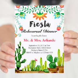 メキシカンフィエスタリハーサルディナー招待状 招待状