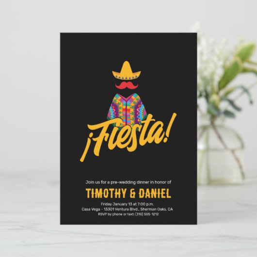メキシカンフィエスタリハーサルディナー 招待状 (スタンド正面)