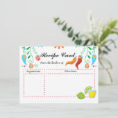 メキシカンフィエスタレシピカード (スタンド正面)