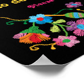 メキシカンフィエスタ刺繍ウェルカムポスター ポスター (角)