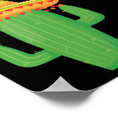 メキシカンフィエスタ卒業パーティブラックウェルカム ポスター (角)