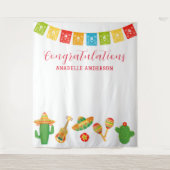 メキシカンフィエスタ卒業パーティーの背景 タペストリー (正面)