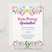 メキシカンフィエスタ卒業招待状フォークアート 招待状 (正面)