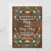 メキシカンフィエスタ婚約パーティ招待状 招待状 (正面)