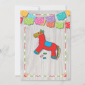 メキシカンフィエスタ子供の誕生日パーティの招待状 招待状 (裏面)