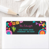 メキシカンフィエスタ差出人住所ラベルフィエスタパーティー ラベル (インサイチュ)