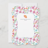 メキシカンフィエスタ招待状 フォークアート ナチョアベレージ 招待状 (裏面)