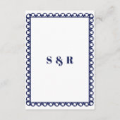 メキシカンフィエスタ海軍パペルピカドボホ結婚ズ エンクロージャーカード (裏面)