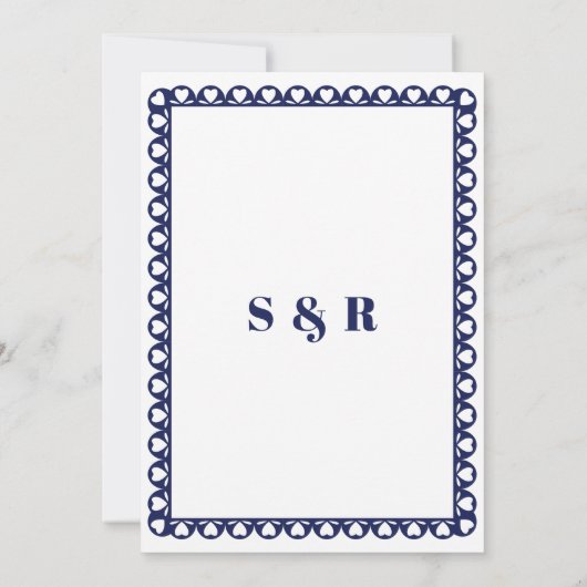 メキシカンフィエスタ海軍パペルピカドボホ結婚ズ セーブザデート (裏面)