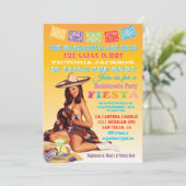 メキシカンフィエスタ独身最後の女の子のパーティー招待状 招待状 (スタンド正面)