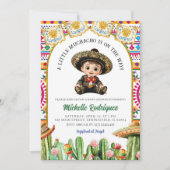 メキシカンフィエスタ男の子ベイビーシャワー招待状 招待状 (正面)