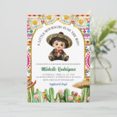 メキシカンフィエスタ男の子ベイビーシャワー招待状 招待状 (スタンド正面)