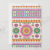 メキシカンフィエスタ男の子ベイビーシャワー招待状 招待状 (裏面)