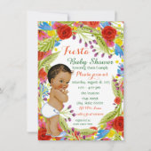 メキシカンフィエスタ男の赤ちゃんシャワー 招待状 (正面)