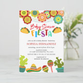 メキシカンフィエスタ男女兼用の赤ちゃんシャワー 招待状 (スタンド正面)