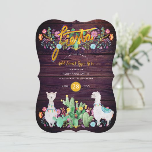 メキシカンフィエスタ素朴フォークフラワーズラマANYイベント 招待状 (スタンド正面)