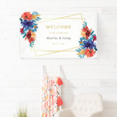 メキシカンフィエスタ結婚花の歓迎 横断幕 (インサイチュ)