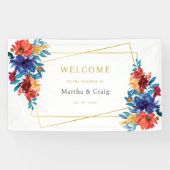 メキシカンフィエスタ結婚花の歓迎 横断幕 (横)