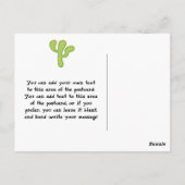 メキシカンフィエスタ誕生日サンキューハガキ ポストカード (裏面)