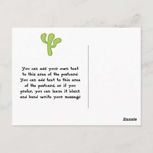 メキシカンフィエスタ誕生日サンキューハガキ ポストカード (裏面)