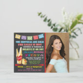 メキシカンフィエスタ誕生日パーティーへの招待 招待状 (スタンド正面)