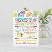 メキシカンフィエスタ誕生日パーティーへの招待 招待状 (スタンド正面)