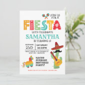 メキシカンフィエスタ誕生日パーティーへの招待 招待状 (スタンド正面)