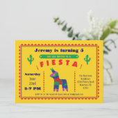 メキシカンフィエスタ誕生日パーティーへの招待 招待状 (スタンド正面)