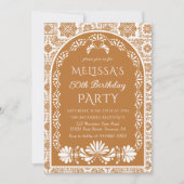 メキシカンフィエスタ誕生日パーティータラベラ招待状 招待状 (正面)