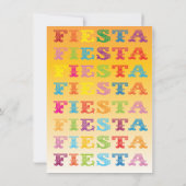 メキシカンフィエスタ誕生日パーティー招待状 招待状 (裏面)
