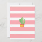 メキシカンフィエスタ誕生日パーティー招待状 招待状 (裏面)