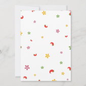 メキシカンフィエスタ誕生日招待状 招待状 (裏面)