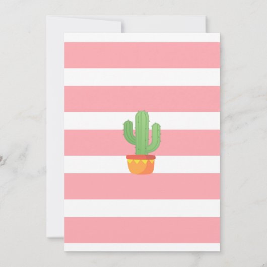 メキシカンフィエスタ誕生日招待状 招待状 (裏面)