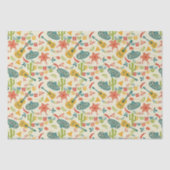 メキシカンフィエスタ誕生日 パターン(の模様が)ある 薄葉紙 (正面)