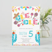 メキシカンフィエスタ誕生日 招待状 (スタンド正面)