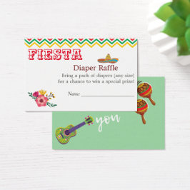 メキシカンフィエスタ魅力的赤ちゃんシャワーおむつラッフル