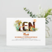 メキシカンフィエスタ10th誕生日パーティー 招待状 (スタンド正面)