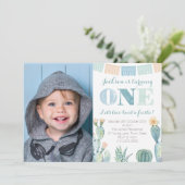 メキシカンフィエスタ1st誕生日パーティーfor boy 招待状 (スタンド正面)