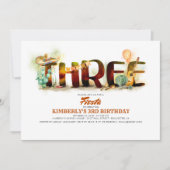 メキシカンフィエスタ3nd誕生日パーティー 招待状 (正面)