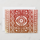 メキシカンフィエスタ5th誕生日パーティー 招待状 (裏面)