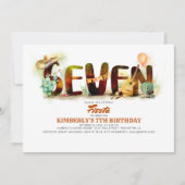 メキシカンフィエスタ7th誕生日パーティー 招待状 (正面)