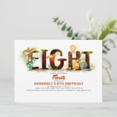 メキシカンフィエスタ8th誕生日パーティー 招待状 (スタンド正面)