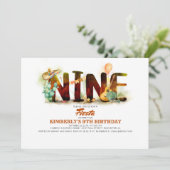 メキシカンフィエスタ9th誕生日パーティー 招待状 (スタンド正面)