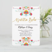 メキシカンフィエスタ ウェディング カップルシャワー 招待状 (スタンド正面)