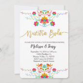 メキシカンフィエスタ ウェディング カップルシャワー 招待状 (正面)