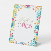 メキシカンフィエスタ カード&ギフトサイン ブライダルシャワー 台座サイン (正面)