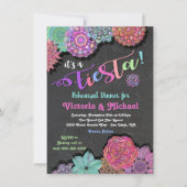 メキシカンフィエスタ フラワーマンダラ リハーサルディナー 招待状 (正面)