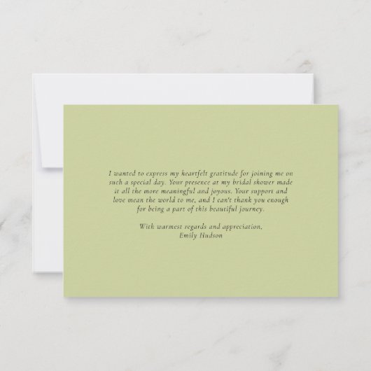 メキシカンフィエスタ マルガリータ ブライダルシャワー サンキューカード (裏面)