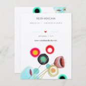 メキシカンフィエスタ 招待状 (正面/裏面)